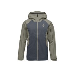 Black Diamond Recon LT Stretch Shell Men's in Pine Smoke Carbon